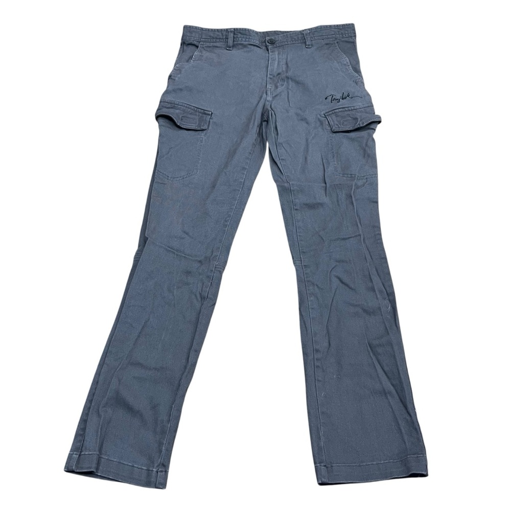 Tony Hawk Men's Gray Cargo Pants Cotton Blend Size 34/30